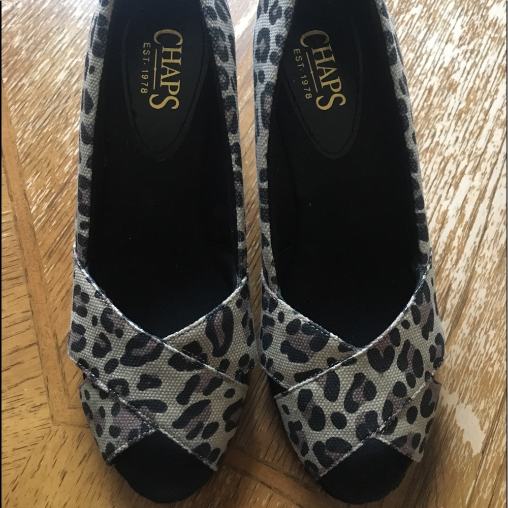 Chaps wedge shoes